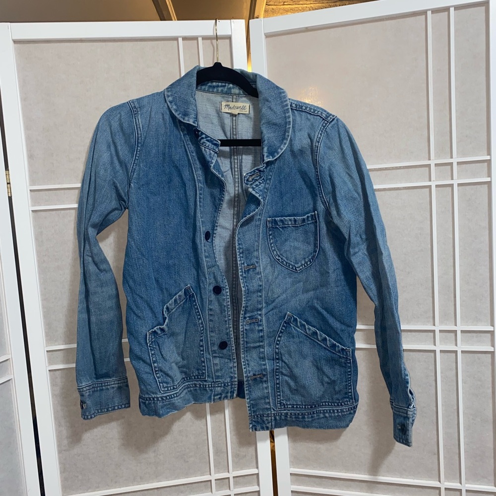Madewell blue Jean denim Jacket S
